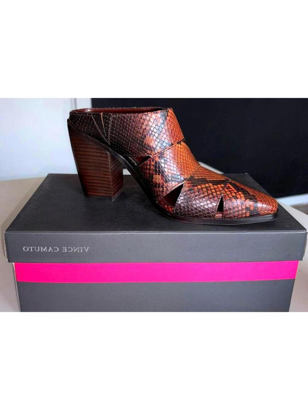 NWT -Vince Camuto- Aimie Square Toe Mule, Size 8M